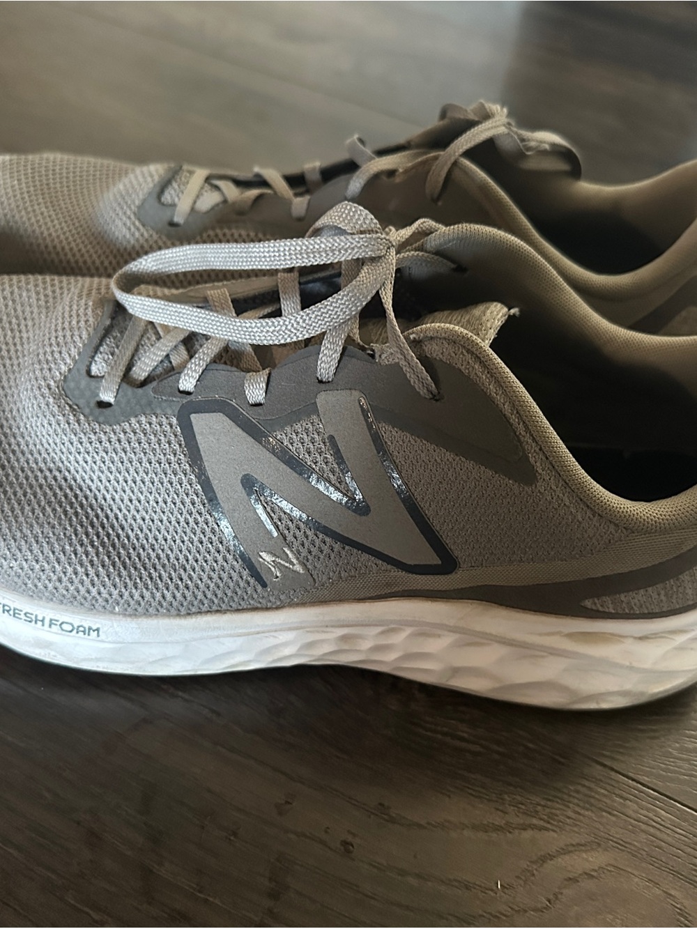 Size 13 New Balance Men Fresh Foam Arishi V4 Gray Running Shoes